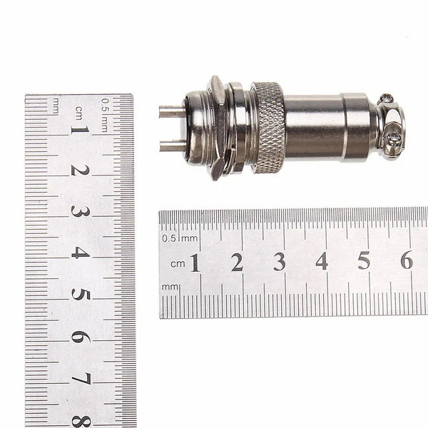 GX20 2 Pin 20mm Male & Female Wire Panel Circular Connector Socket