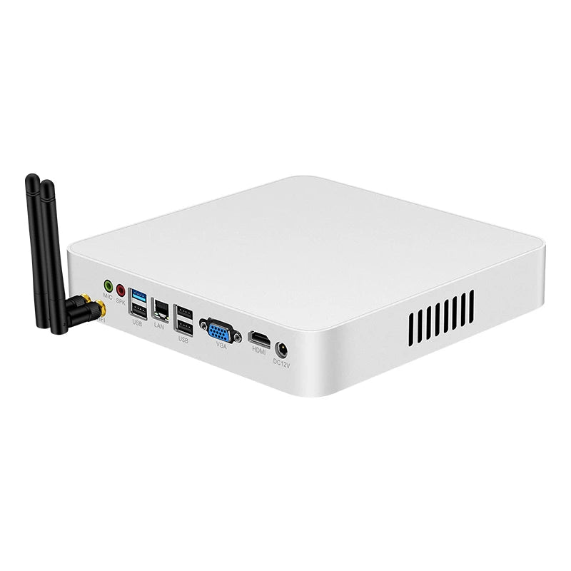 Mini PC Intel Celeron N5095 HDMI VGA Display WiFi Gigabit Ethernet 6xUSB HTPC Thin Client Windows Linux (10007469) - Electromann SA