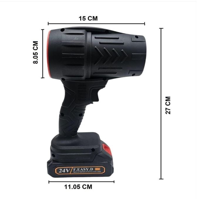 HANDAO Rechargeable Portable Air/ Leaf Blower (10008177) - Electromann SA
