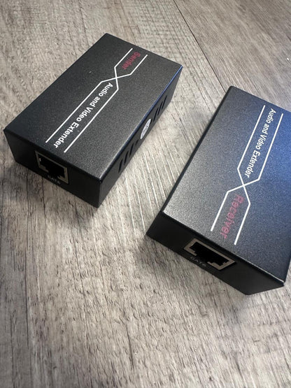 High-Quality 60m HDMI 1080P Over CAT5e/CAT6 Extender | Extend HDMI Signals up to 60 Meters - Electromann SA