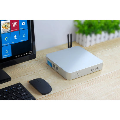 Mini PC Intel Celeron N5095 HDMI VGA Display WiFi Gigabit Ethernet 6xUSB HTPC Thin Client Windows Linux (10007469) - Electromann SA