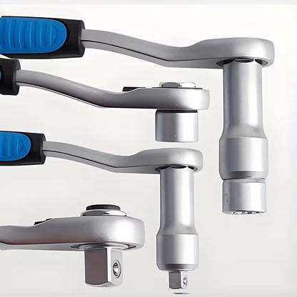 A Set of 17 Heavy-Duty Chrome Vanadium Steel Through Sockets (10008388)