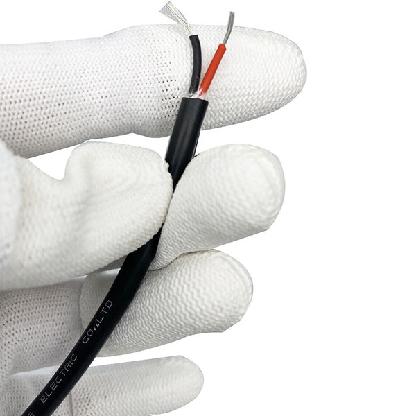 1Meter High Temperature Resistant 2-Core 1.5mm 15AWG Low Resistance Silicone Cable