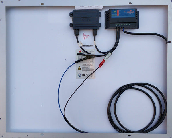 80W 10A Solar Car/Boat Battery Charger Kit