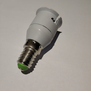 E14 to B22 LED Light Bulb Adapter