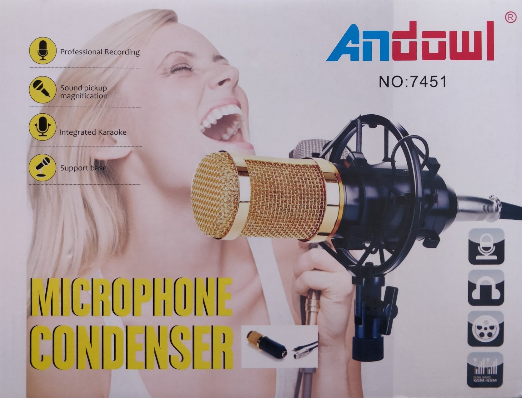 Andowl 7451 Microphone Condenser