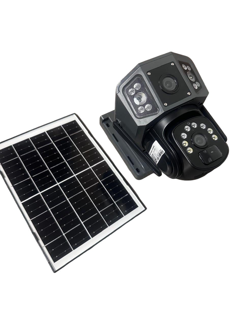 Dual Camera Lens Wireless 4G Solar Powered Smart PTZ Remote View Camera (10008915) - Electromann SA