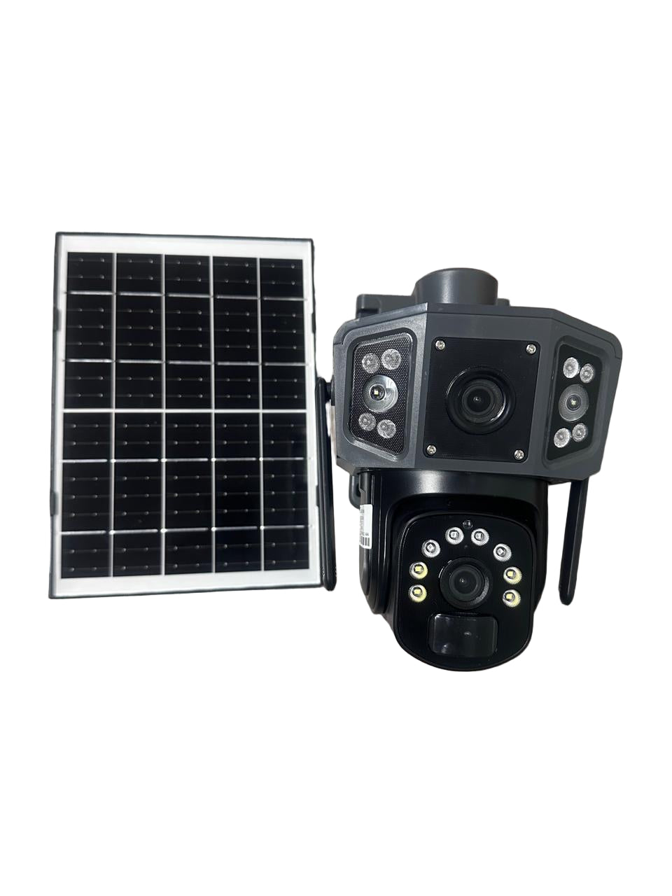 Dual Camera Lens Wireless 4G Solar Powered Smart PTZ Remote View Camera (10008915) - Electromann SA