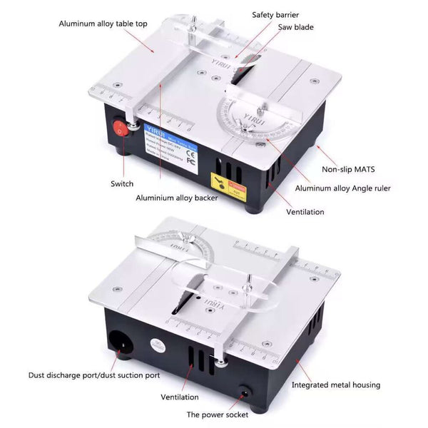 96Watt 5000rpm Mini Multifunctional Electric Mini Table-Saw