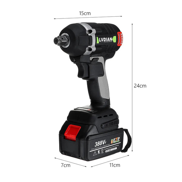 98VF 320N.m Max 18volt Lithium Portable Brushless Impact Wrench