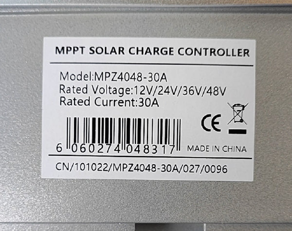 CONDERERGY MPPT 12-48v DC 30A Solar Charge Controller