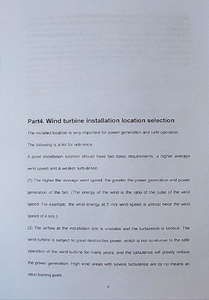 300W 3 Blades 12V Wind Turbine with Charge Controller