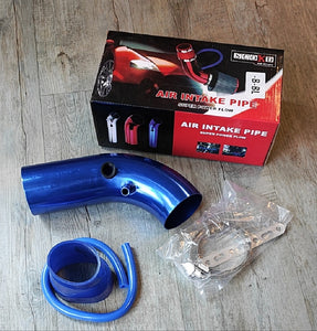 Universal Car High Flow 76mm Alluminum Intake Kit - Improve Performance & Efficiency