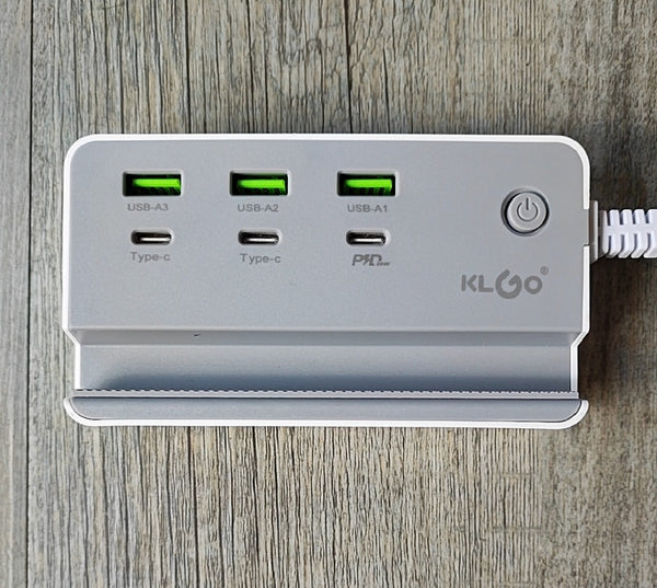 KLGO 35W 6Port USB 3.0 + PD Power Socket Hub