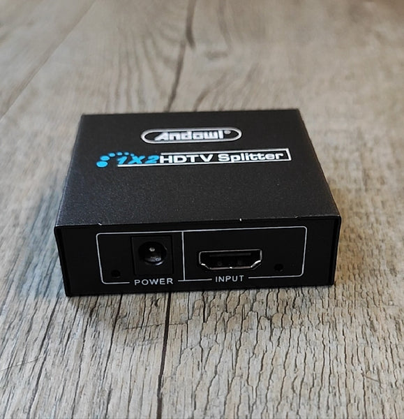 HDMI Splitter 1 x 2 Way - Connect One HDMI Source to Two Displays Simultaneously | 4K Resolution Support