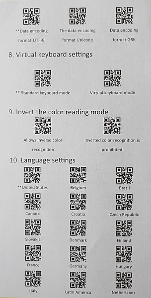 Andowl Q-SM3B USB Wired Barcode Scanner