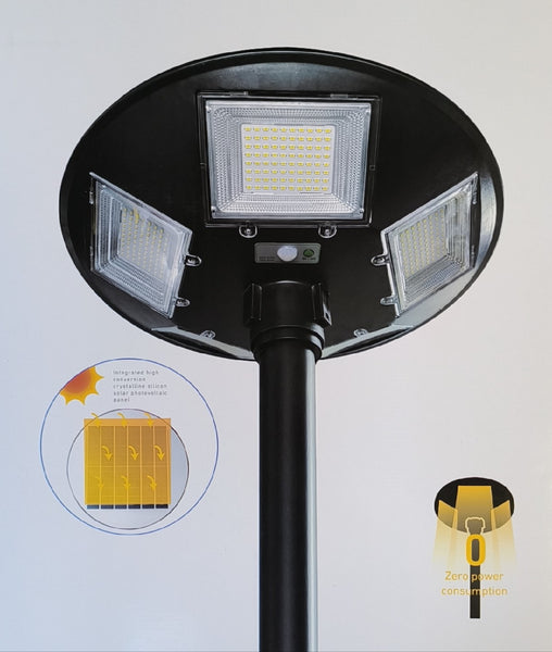 Jortan 300watt Solar Charged Lithium Powered LED Street/Walkway/Garden Light