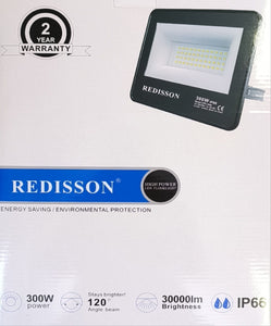 I-Redisson 300Watt 220v AC Outdoor LED Flood Light - Ukukhanyisa Okusebenza Kakhulu Kwezikhala Zangaphandle