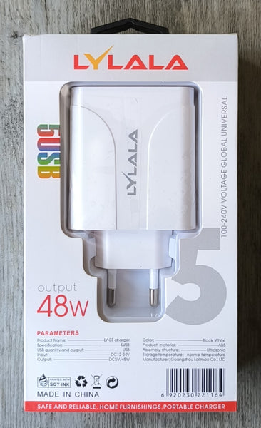 LAYLALA USB+PD18W Port 48Watt Quick Charge Hub - Fast and Efficient Charging Solution