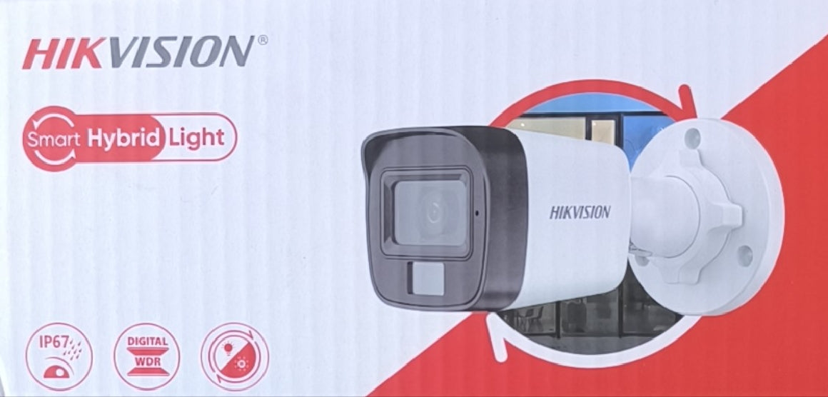 HIKVISION Smart Hybrid Light 2MP 2.8mm AHD Outdoor Weatherproof Camera