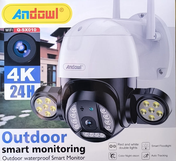 Andowl Q-SX010 4K 24Hour Outdoor Smart Monitoring Wireless IP Camera