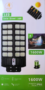 EJC 1600Watt Solar Powered Remote Controlled LED Street/Pole Light