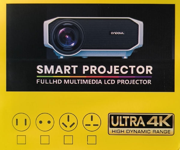 Andowl Q-HD700 Ultra 4K HD Smart Home Theatre Multimedia LED Projector