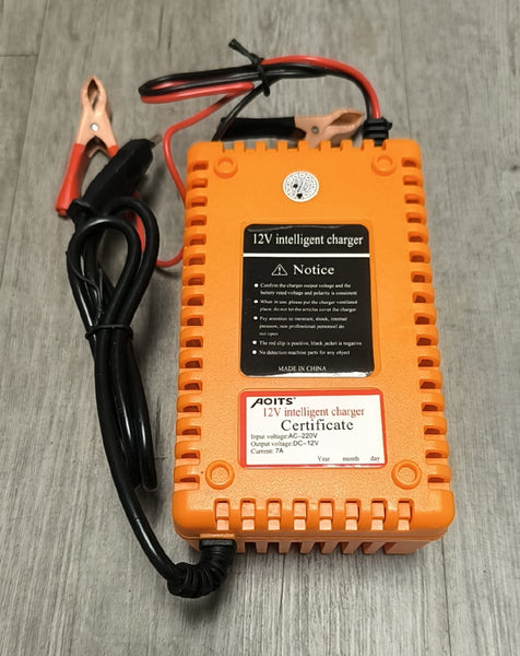 12V 7A Intelligent Pulse Battery Charger - Efficient and Safe Charging