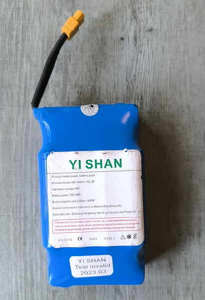 YI SHAN 36v 158.4wh Lithium Battery for Scooters and Hover Boards