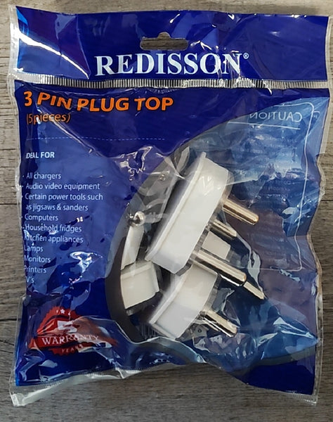 REDISSON 5Pack M-10B 16A 220v 3Pin Plug Top