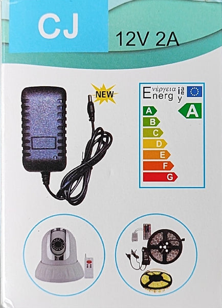 I-CJ 12v 2Amp Universal Multi-Purpose Power Supply - Inokwethenjelwa futhi Iyaguquguquka