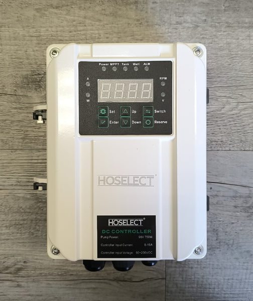 Hoselect Solar DC 750Watt 90Meter Head Water Pump and Solar Controller Set