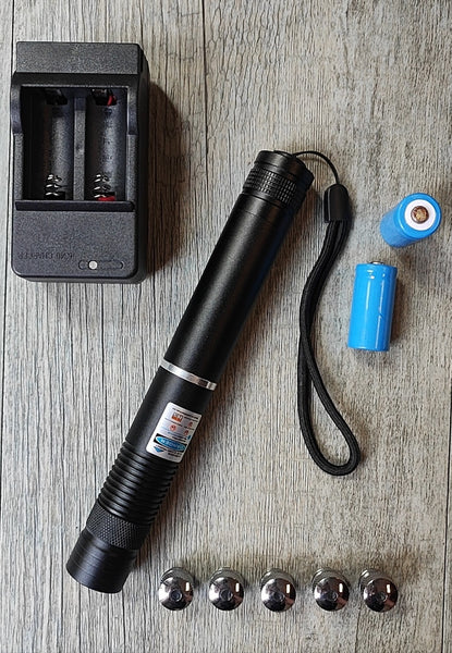 Powerful 1000mw 450nm Blue Laser Pointer for Presentations and Astronomy