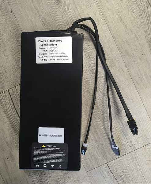 Replacement Lithium Battery for Q30 48V 2500W "High Performance" 50km/h Cross Country Electric Scooter