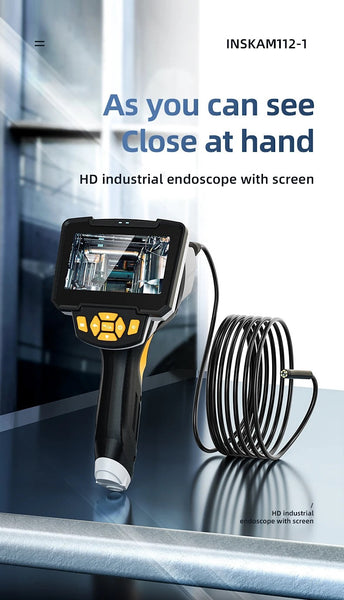 Inskam112-1 Handheld 10M Borescope with Hard Wire IP67