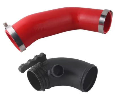 Silicone Intake Hose Pipe kits Turbo Inlet Elbow Muffler Delete For VW Golf MK7 R Audi 2015+ V8 MK3 A3 S3 TT (10007824)