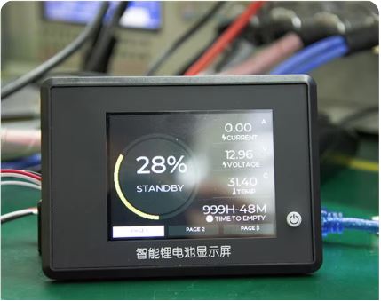 JBD LCD Display Touch Screen 3S-24S for Lithium Battery BMS