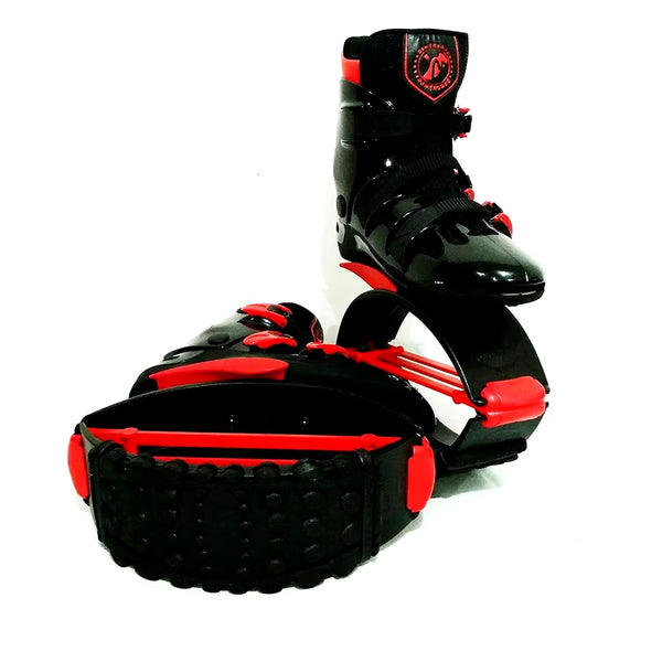 Kangaroo Jumping and Bouncing Exercise Shoes Red and Black