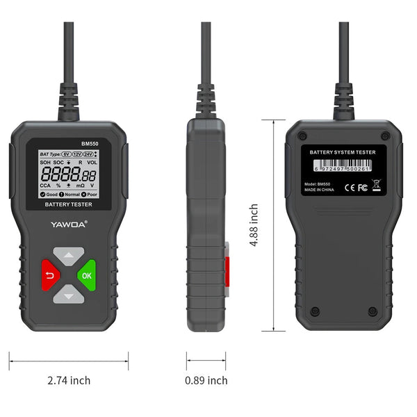 KINGBOLEN BM550 Car Battery Tester