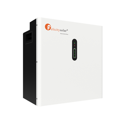 Felicity Solar 5.12kWh 24V 200Ah LiFePO₄ Wall/Floor Mount Lithium Battery (10008049)