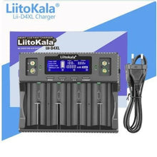 Meervoudige gleuf AC220v-aangedrewe litium 18650/21700/26650/32650-laaier