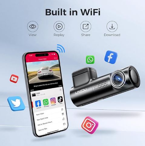 LINGDU D500 Wifi 4K 2160P UHD with Built-in GPS