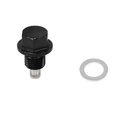 Keep Your Engine Clean and Healthy with the M12x1.5 Magnetic Oil Drain Plug & Oil Drain Sump Nut