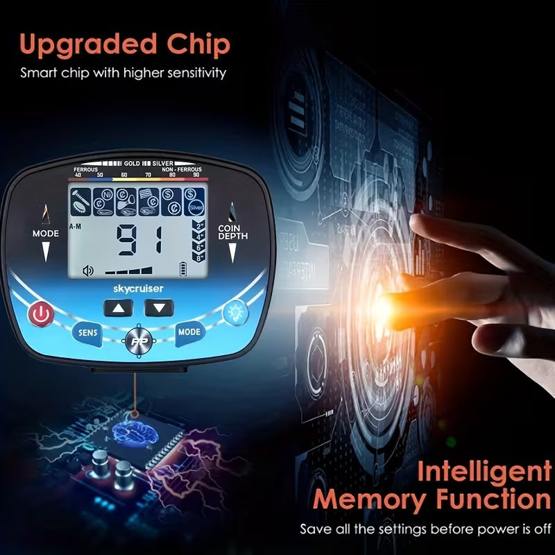 MD910B Metal Detector, Professional Underground Depth Search Detector (10007383) - Electromann SA