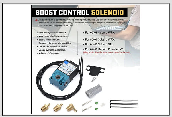 Electronic 3 Port Turbo Boost Control Solenoid