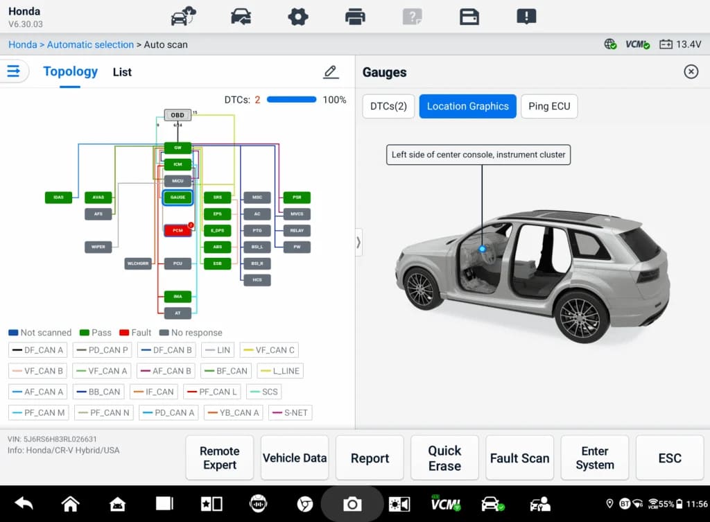Autel MaxiSys MS909 S2 Bi-Directional Diagnostic Scanner, ECU Coding, J2534 & Topology 3.0 (10004451) - Electromann SA