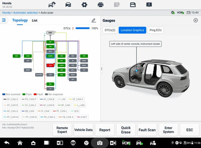 Autel MaxiSys MS909 S2 Bi-Directional Diagnostic Scanner, ECU Coding, J2534 & Topology 3.0 (10004451) - Electromann SA