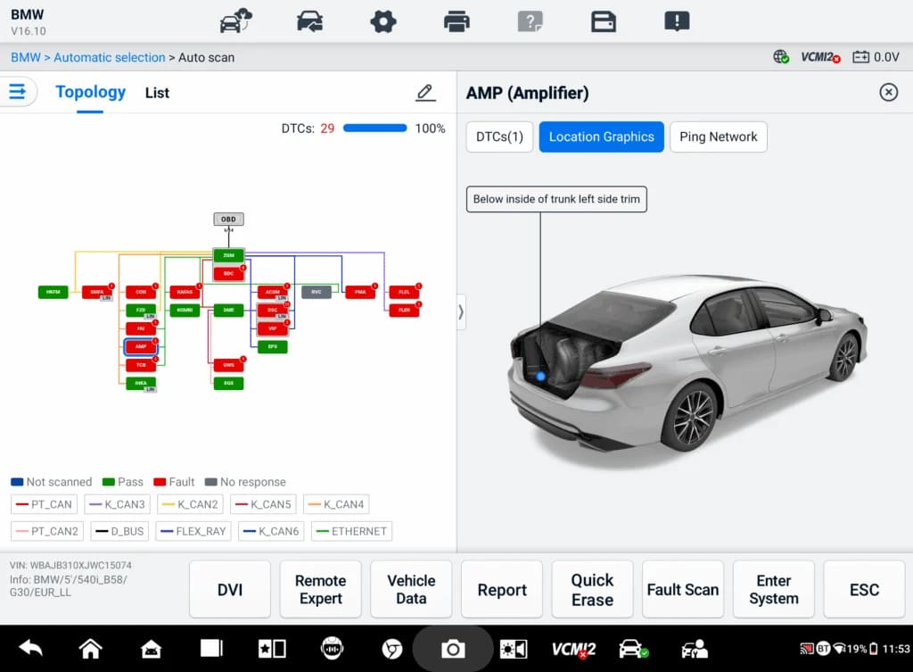 Autel MaxiSys MS909 S2 Bi-Directional Diagnostic Scanner, ECU Coding, J2534 & Topology 3.0 (10004451) - Electromann SA