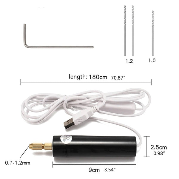 Mini Electric Handheld Drill Screwdriver Tool Kit