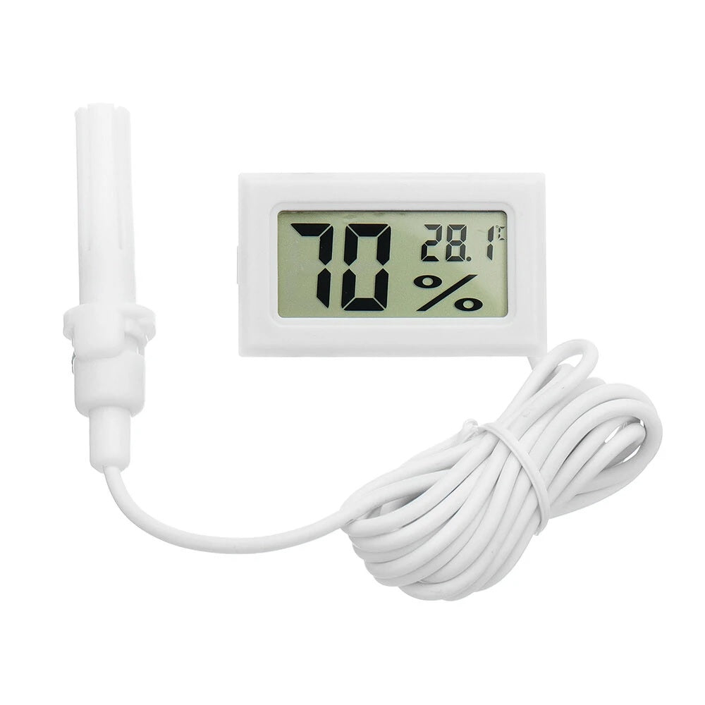 Mini LCD Digital Thermometer and Hygrometer - Compact and Accurate Temperature and Humidity Measurement